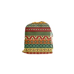 Mexican Folk Art Patterns Drawstring Pouches (xs) 