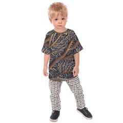 Trees Forests Pattern Kids  Raglan Tee