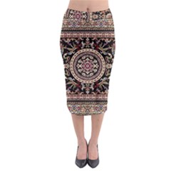 Vectorized Traditional Rug Style Of Traditional Patterns Midi Pencil Skirt by Amaryn4rt