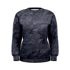 Excellent Seamless Slate Stone Floor Texture Women s Sweatshirt by Amaryn4rt