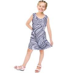 Zentangle Art Patterns Kids  Tunic Dress