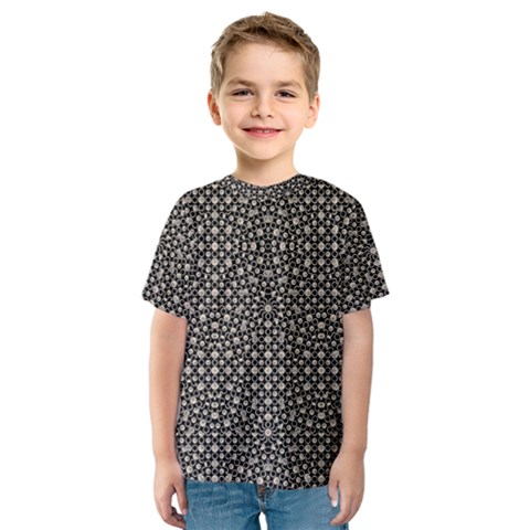 Modern Oriental Pattern Kids  Sport Mesh Tee by dflcprintsclothing