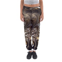 Fractal Art Texture Neuron Chaos Fracture Broken Synapse Women s Jogger Sweatpants by Simbadda