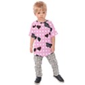 Pisunglass Tech Pink Pattern Kids  Raglan Tee View1