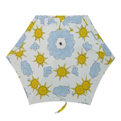 Sunshine Tech White Mini Folding Umbrellas by Simbadda