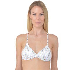 Sign Pattern Reversible Tri Bikini Top