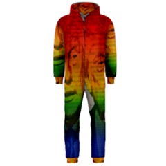 Rainbow Trump  Hooded Jumpsuit (men)  by Valentinaart