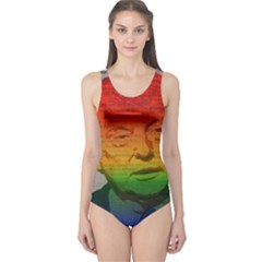 Rainbow Trump  One Piece Swimsuit by Valentinaart