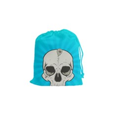 Skull Ball Line Schedule Drawstring Pouches (small) 