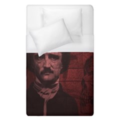 Edgar Allan Poe  Duvet Cover (single Size) by Valentinaart