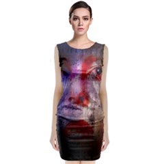 David Bowie  Sleeveless Velvet Midi Dress by Valentinaart