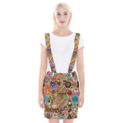 Background Images Colorful Bright Suspender Skirt