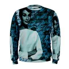 Audrey Hepburn Men s Sweatshirt by Valentinaart