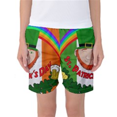 St  Patricks Day  Women s Basketball Shorts by Valentinaart