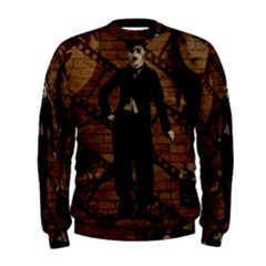 Charlie Chaplin  Men s Sweatshirt by Valentinaart