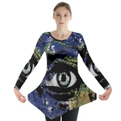 Mother Earth  Long Sleeve Tunic  by Valentinaart