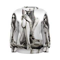 Stone Girl Women s Sweatshirt by Valentinaart