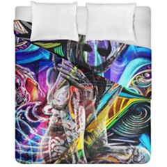 Graffiti Girl Duvet Cover Double Side (california King Size)