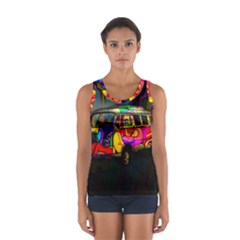 Hippie Van  Women s Sport Tank Top 