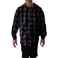 Chinese Characters Hooded Wind Breaker (kids) by Valentinaart