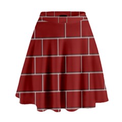 Flemish Bond High Waist Skirt