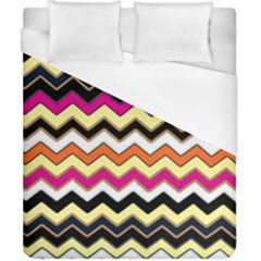 Colorful Chevron Pattern Stripes Pattern Duvet Cover (california King Size)