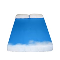 Blue Sky Clouds Day Fitted Sheet (full/ Double Size)