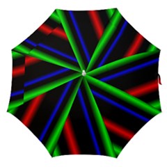 Multi Color Neon Background Straight Umbrellas