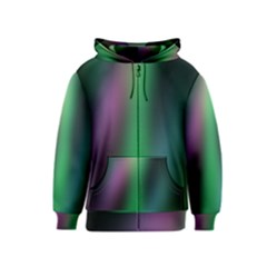 Course Gradient Color Pattern Kids  Zipper Hoodie by Simbadda