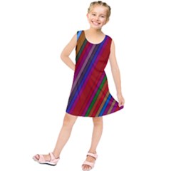 Color Stripes Pattern Kids  Tunic Dress