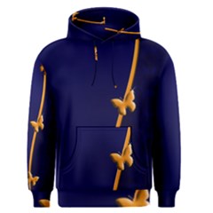 Greeting Card Invitation Blue Men s Pullover Hoodie by Simbadda