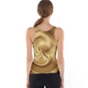 Gold Background Texture Pattern Tank Top View2