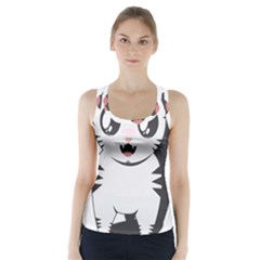 Meow Racer Back Sports Top