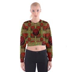 Spanish And Hot Women s Cropped Sweatshirt