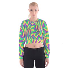 Mardi Gars Women s Cropped Sweatshirt by PhotoNOLA