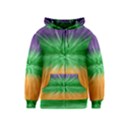 Mardi Gras Tie Die Kids  Zipper Hoodie View1