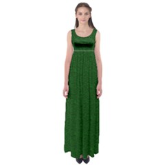 Texture Green Rush Easter Empire Waist Maxi Dress by Simbadda