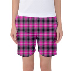 Cell Background Pink Surface Women s Basketball Shorts by Simbadda