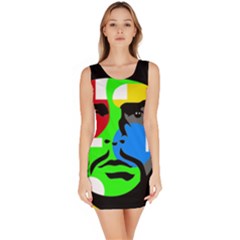 Che Guevara Sleeveless Bodycon Dress by Valentinaart