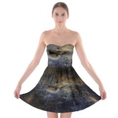 Propeller Nebula Strapless Bra Top Dress