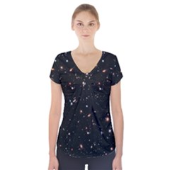 Extreme Deep Field Short Sleeve Front Detail Top by SpaceShop