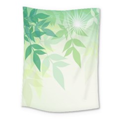 Spring Leaves Nature Light Medium Tapestry