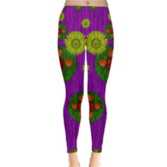 Buddha Blessings Fantasy Leggings  by pepitasart