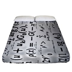 Science Formulas Fitted Sheet (california King Size) by Simbadda