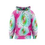 Decorative Fractal Spiral Kids  Zipper Hoodie