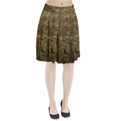 Peacock Metal Tray Pleated Skirt by Simbadda