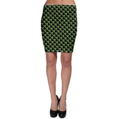 St Patrick S Day Background Bodycon Skirt by Simbadda