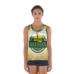 Irish St Patrick S Day Ireland Beer Women s Sport Tank Top  by Simbadda