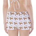 Cute Cats Seamless Wallpaper Background Pattern Boyleg Bikini Wrap Bottoms View2