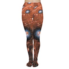 Fractal Peacock World Background Women s Tights by Simbadda